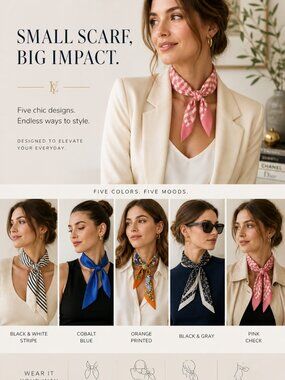 NVY19 Your Choice of Navy, Pink, Blue Print or Black/White Skinny Scarf